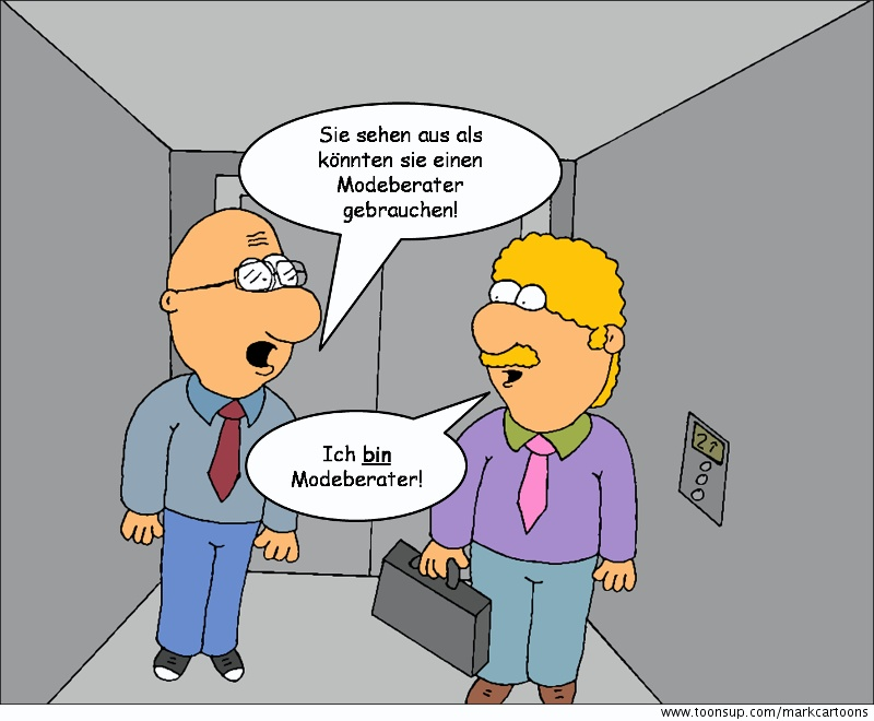 Cartoon: Modeberater 1