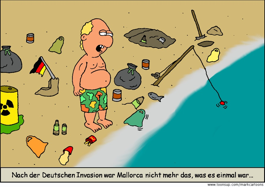 Cartoon: Herr Hubert - Urlaub 1