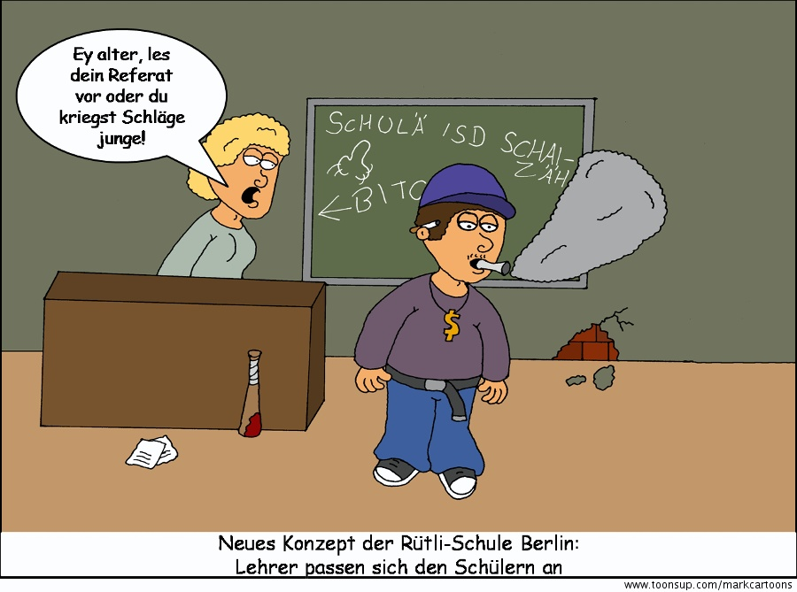 Cartoon: Schule 1