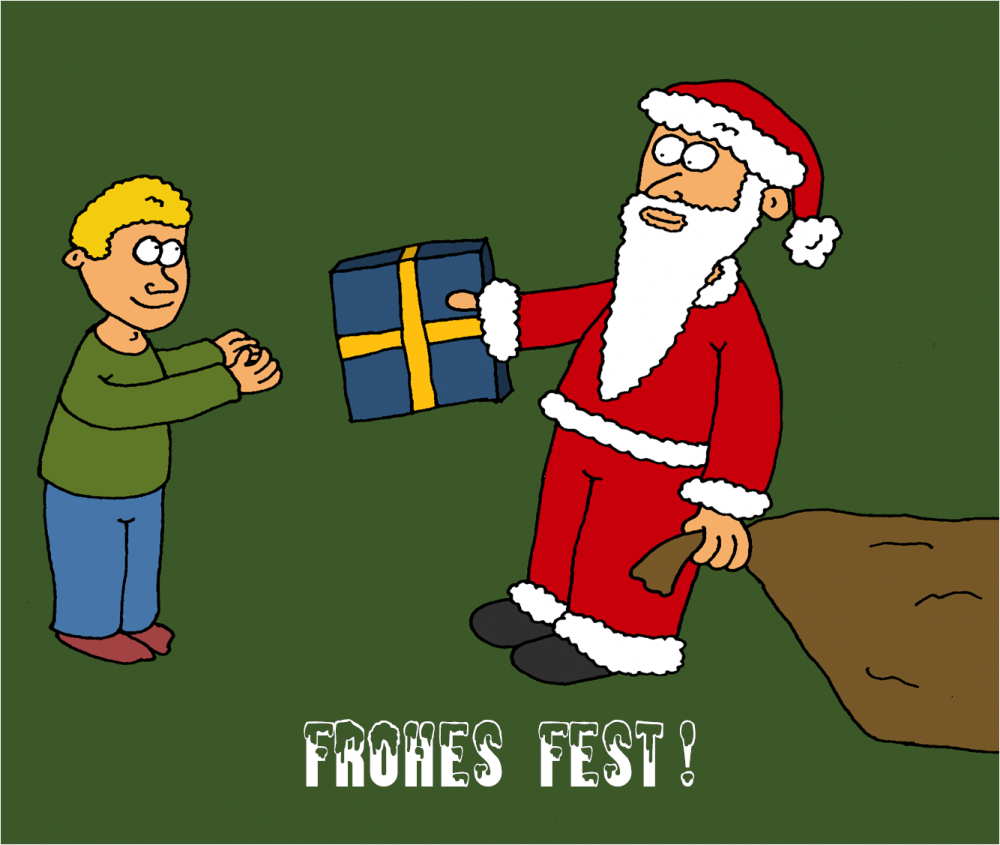 Illustration: Frohes Fest 1
