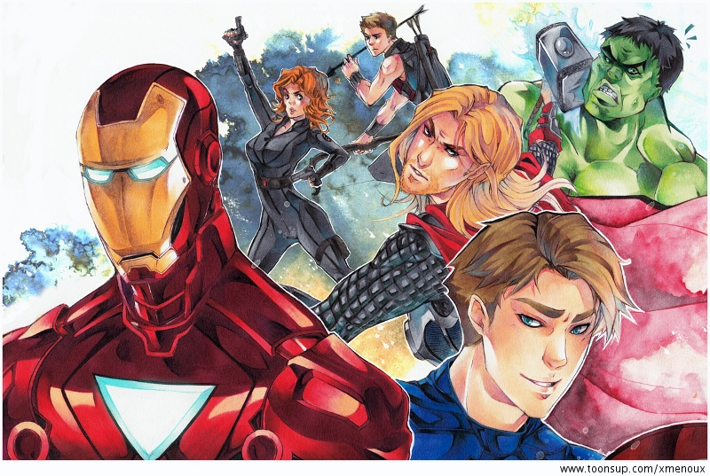 Illustration: The Avengers 1