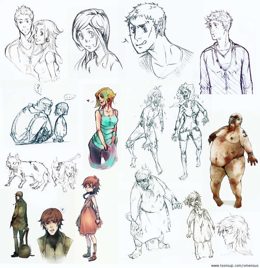 Concept Art / Character Design: Sketches 1