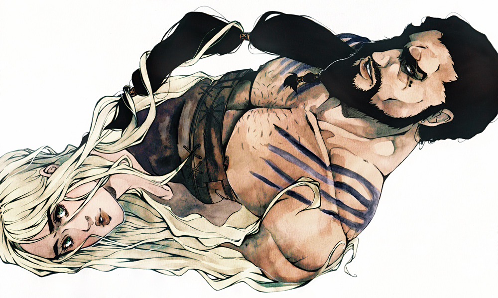 Illustration: Khal Drogo and Khaleesi 1