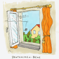 Pantomimen-Biene