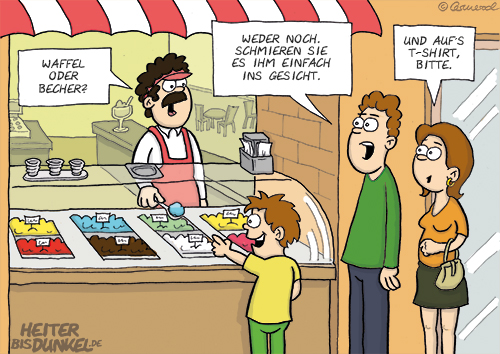Cartoon: Eisessen 1