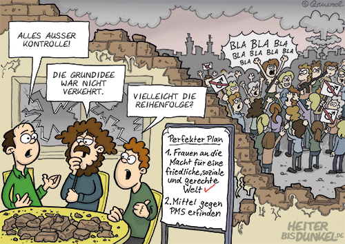 Cartoon: Frauen an die Macht? 1
