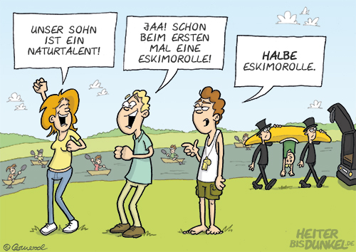 Cartoon: Eskimorolle 1