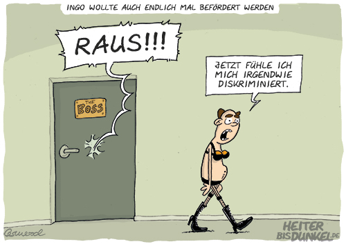 Cartoon: Hochschlafen 1