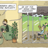 Alleine grillen!