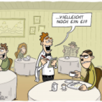Hitler beim Frühstück