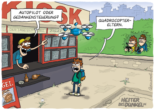 Cartoon: Helikoptereltern waren gestern 1