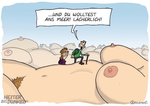 Cartoon: Urlaub - aber wohin? 1