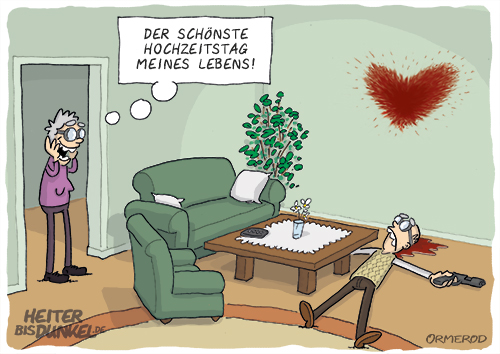 Cartoon: Hochzeitstag 1