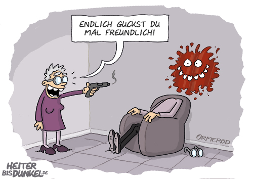 Cartoon: freundliches gesicht 1