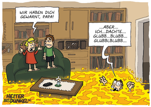 Cartoon: Wer nicht hören kann... 1