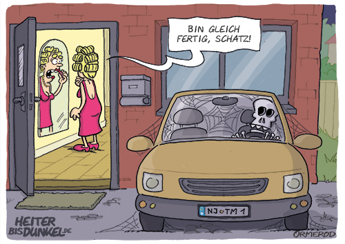 Cartoon: Gleich fertig 1