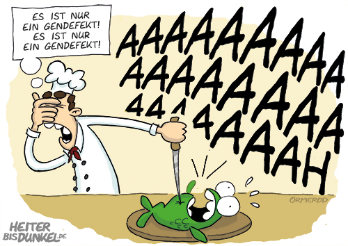 Cartoon: Gendefekt 1