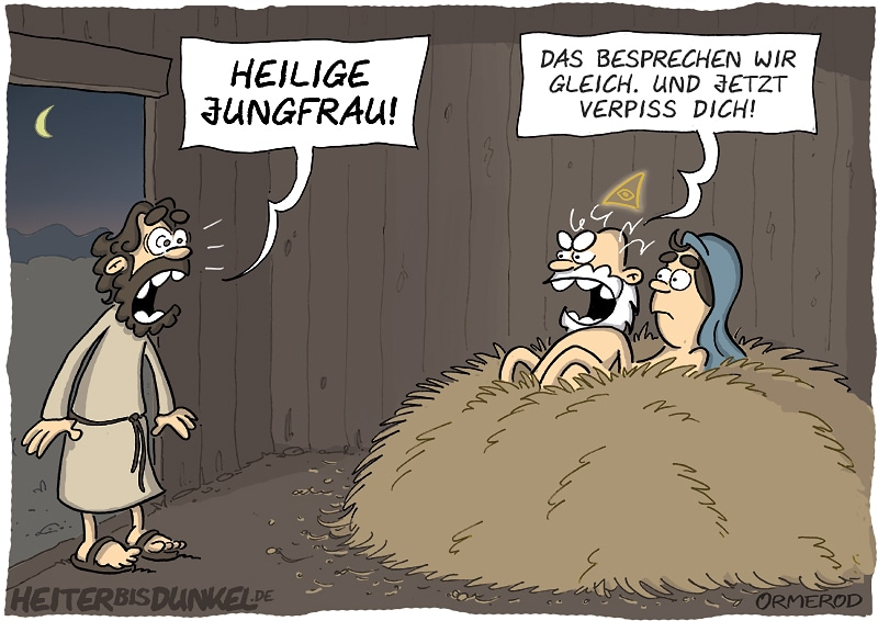 Cartoon: Heilige Jungfrau! 1