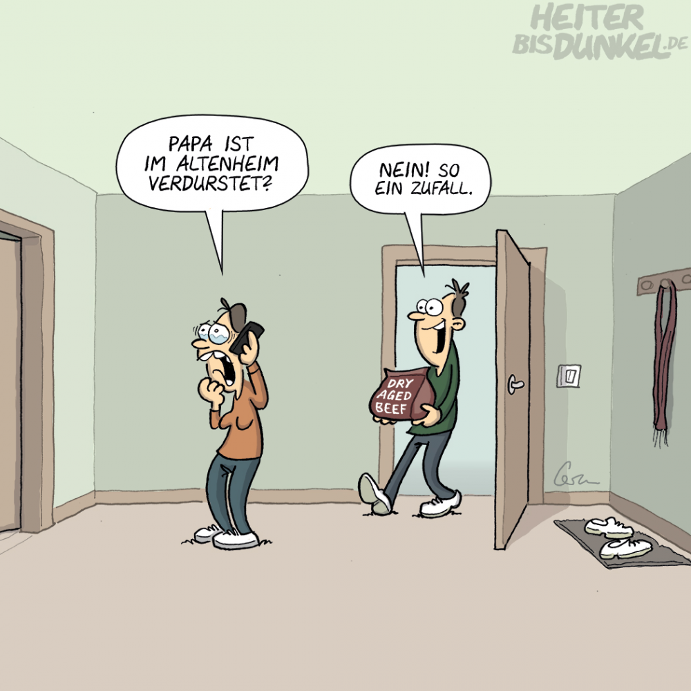 Cartoon: Dry aged beef 1