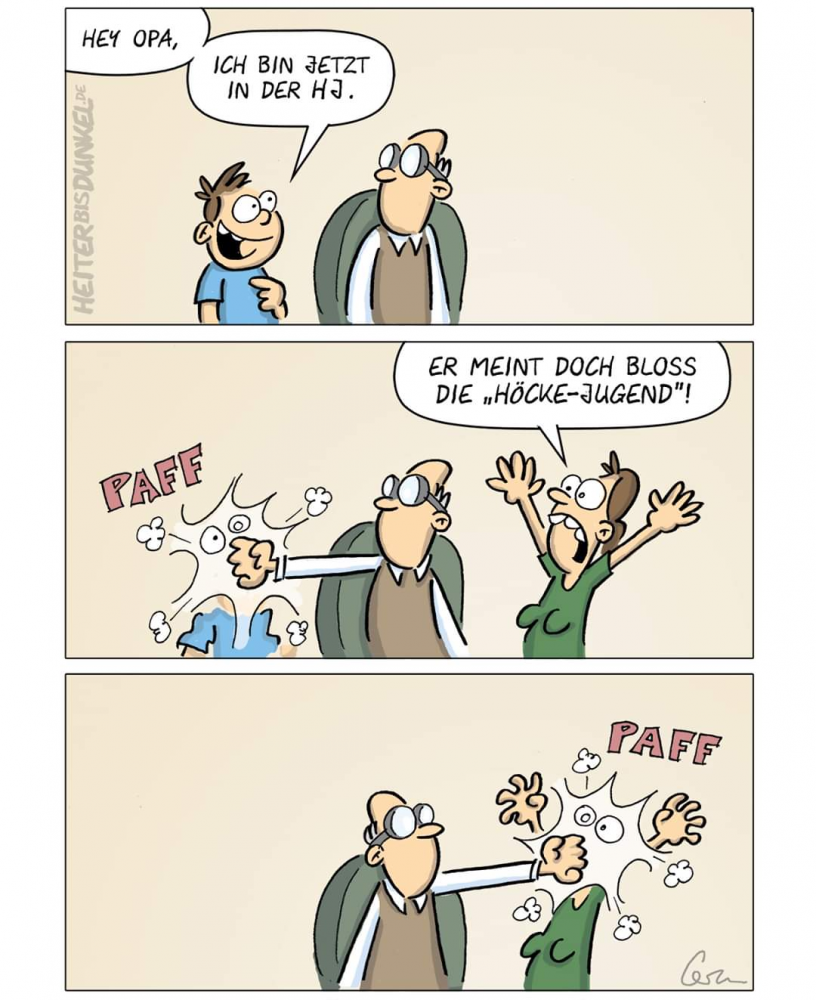 Cartoon: Höckejugend 1