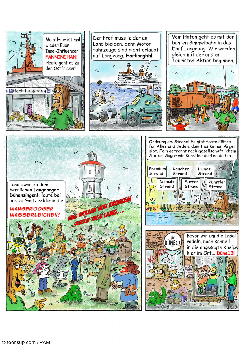 Comic: Reiseratgeber: Langeoog 1