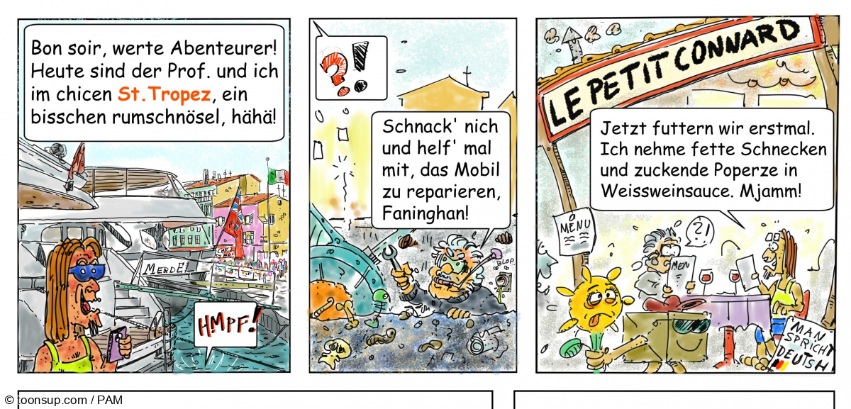 Comic: Reise um die Welt / Ratgeber: Côte d’Azur 1
