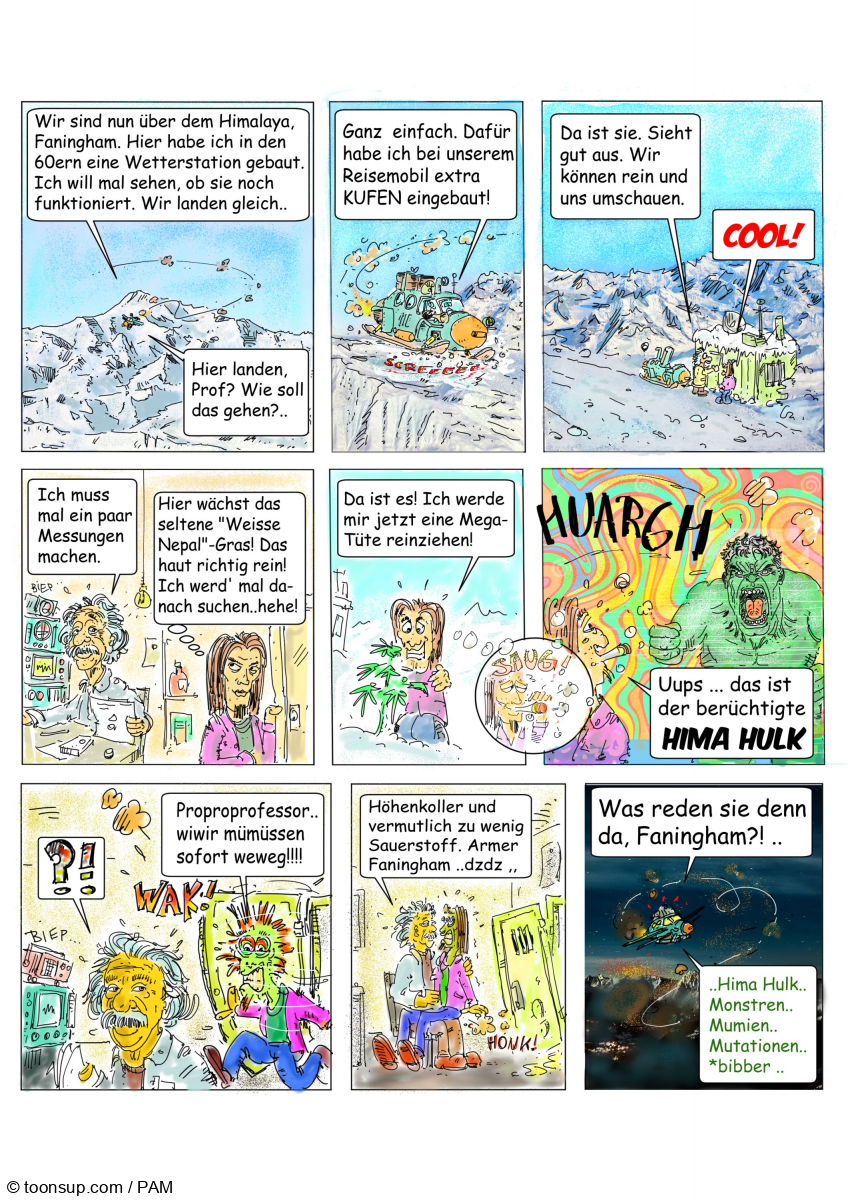 Comic: Reise um die Welt: Himalaya 1