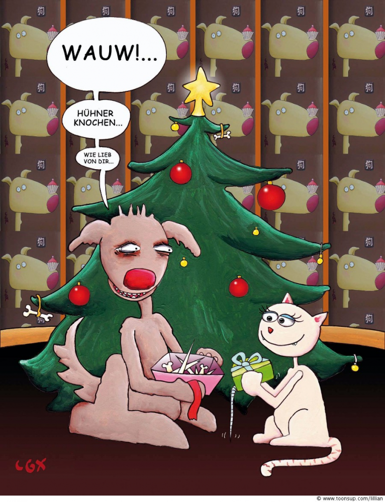 Cartoon: X-mas Knochen 1