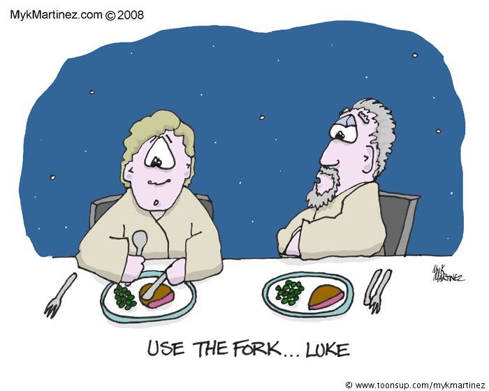 Cartoon: Star Wars Dinner 1