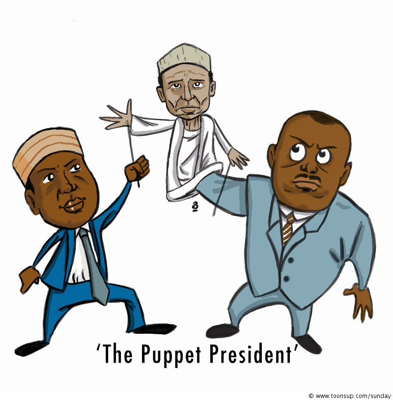 Cartoon: The puppet president 1