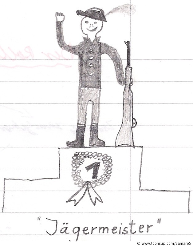 Cartoon: Jäger - Meister 1