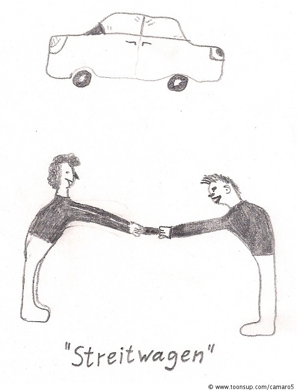 Cartoon: Der moderne Streitwagen 1