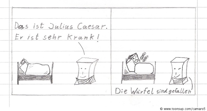 Cartoon: Julius Caesar 1