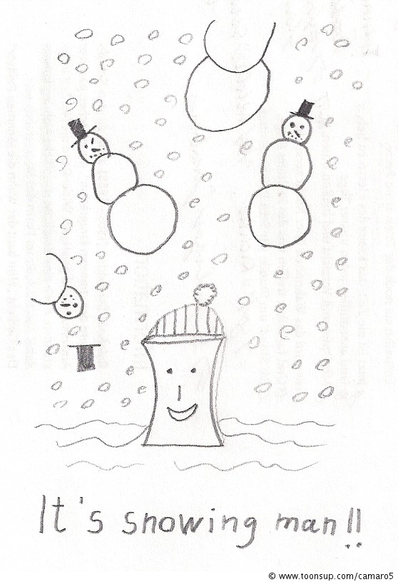 Cartoon: Winter - Version der Weather - Girls 1