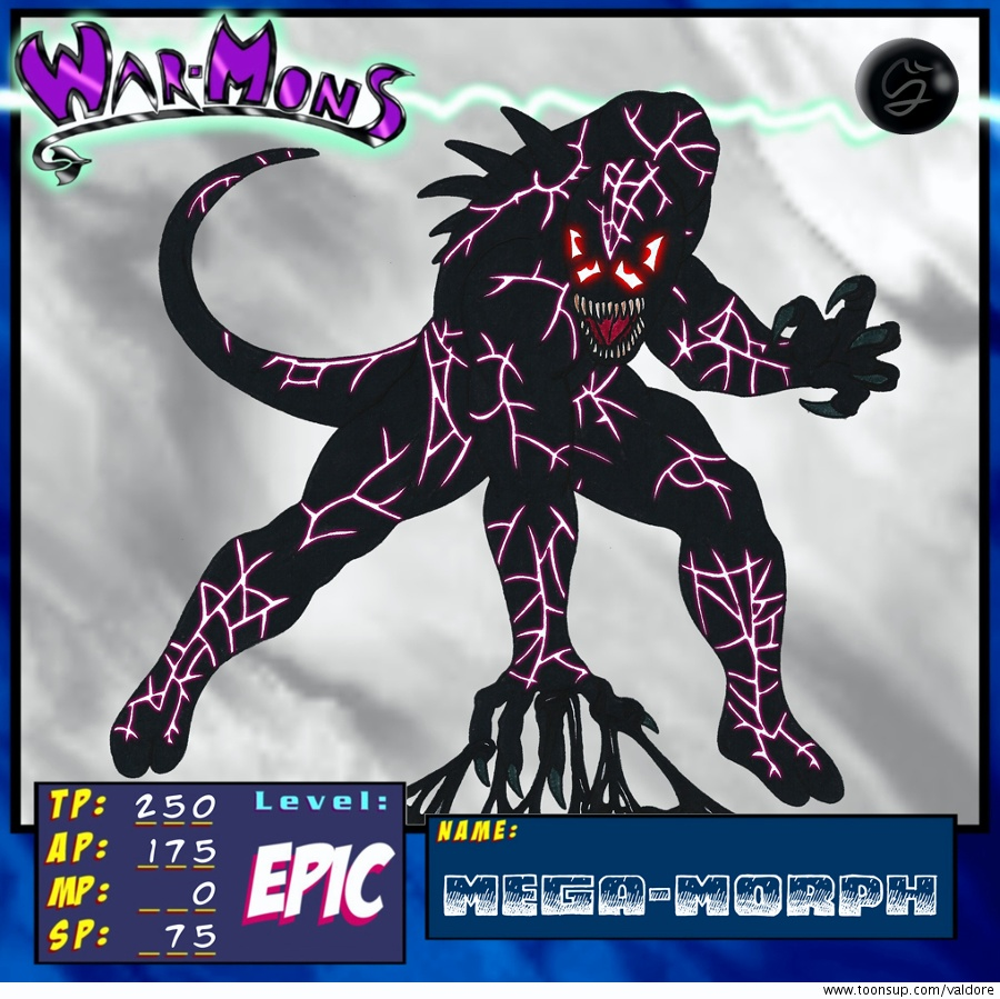 Concept Art / Character Design: War-Mons (Mega-Morph) 1