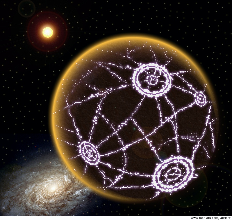 Illustration: War-Mons (Mophs Heimatplanet) 1