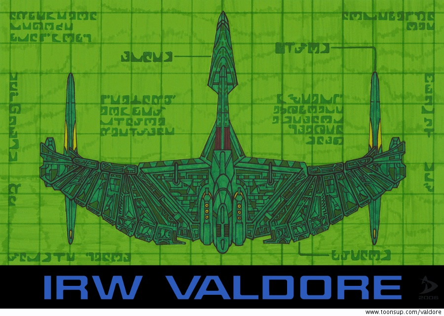 Illustration: Romulan Warbird Valdore 1