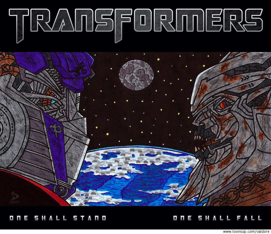Illustration: Optimus & Megatron 1