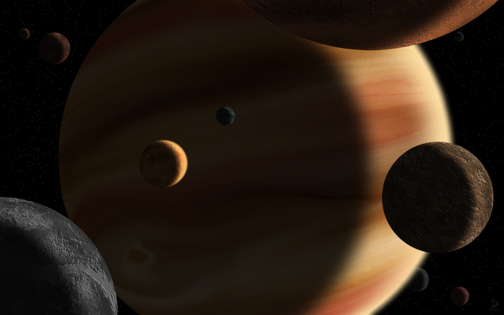Illustration: Planet Of Thousand Moons 2