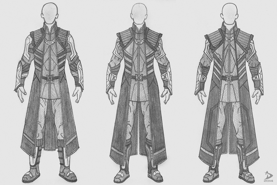 Concept Art / Character Design: Costume Designs 4