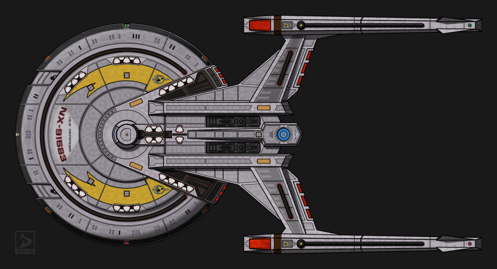 Illustration: Defender-Class Starship 3