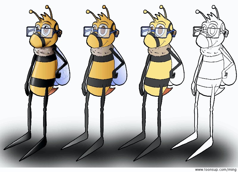 Illustration: Beef die Biene 1