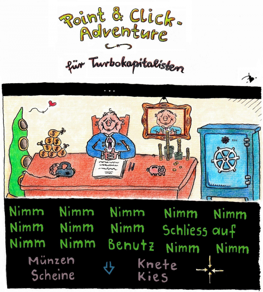 Cartoon: Turbokapitalisten 1