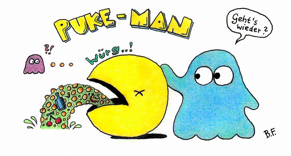 Cartoon: Puke Man 1