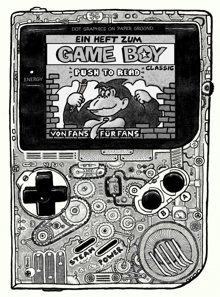Illustration: Game Boy - Fanzine 1