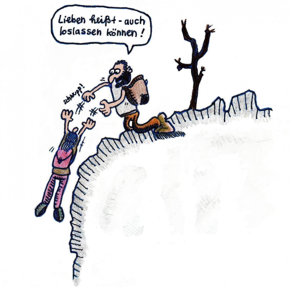 Cartoon: Lieben heißt... 1