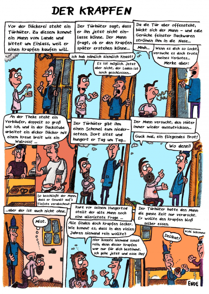 Comic: Der Krapfen 1