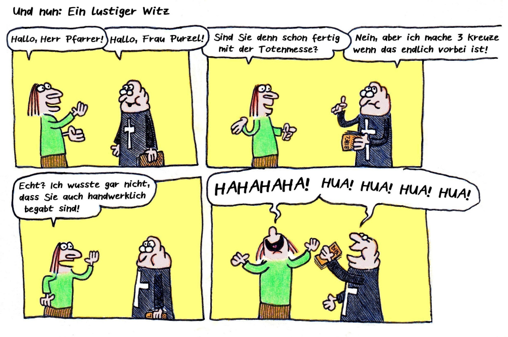 Comic: lustiger Witz 1