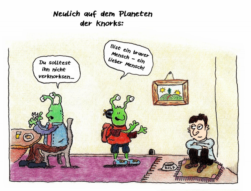 Cartoon: Planet der Knorks 1