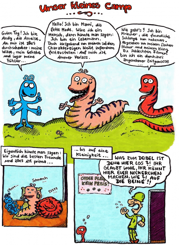 Comic: Unser kleines Camp 1